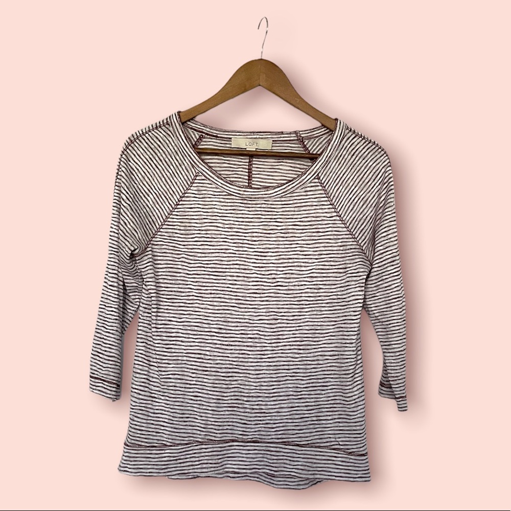 LOFT striped top